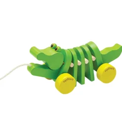 PlanToys 12-24 Months|Baby Walkers & Pull Toys < Dancing Alligator Wooden Pull Toy