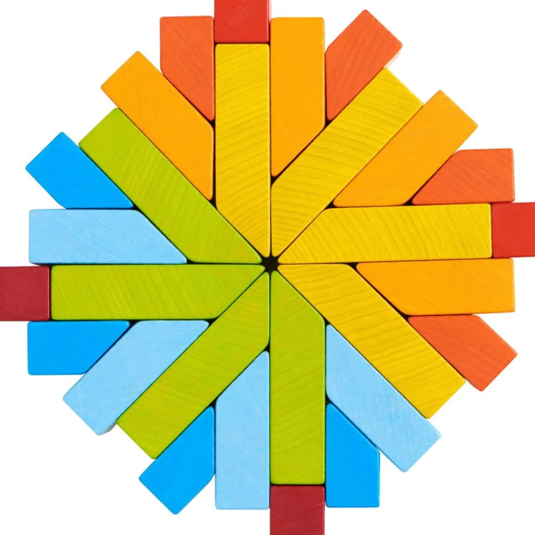 HABA Wooden Toys|4 Years < 3D Creative Stones Arranging Game