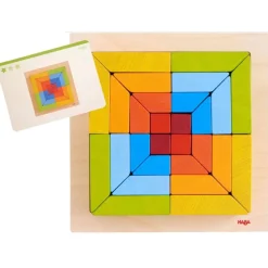HABA Wooden Toys|4 Years < 3D Creative Stones Arranging Game
