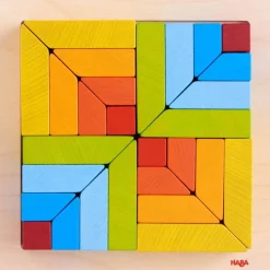 HABA Wooden Toys|4 Years < 3D Creative Stones Arranging Game