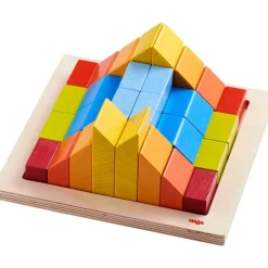 HABA Wooden Toys|4 Years < 3D Creative Stones Arranging Game