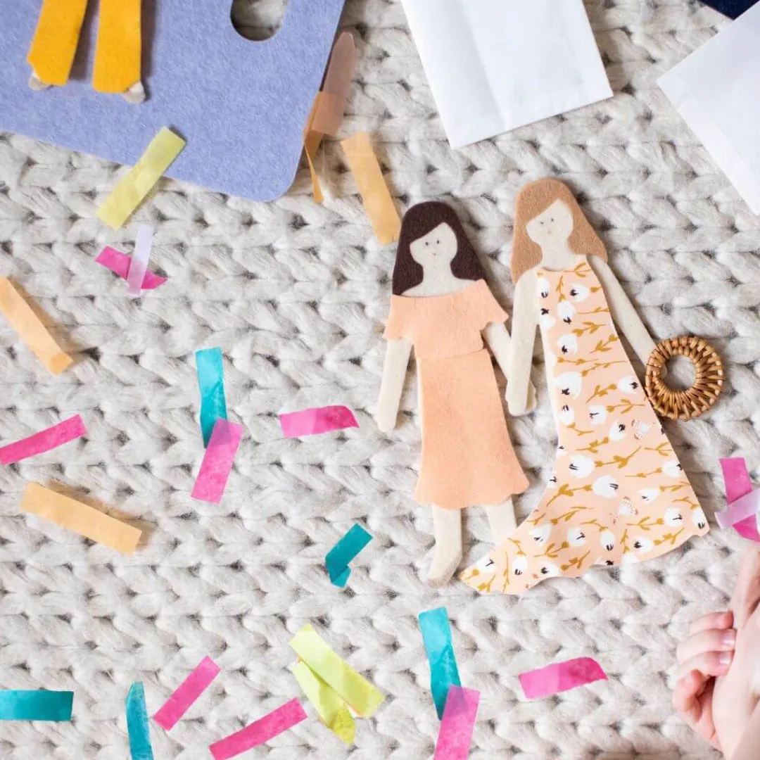 Lowercase Toys Dolls|4 Years < Deluxe Felt Doll Set