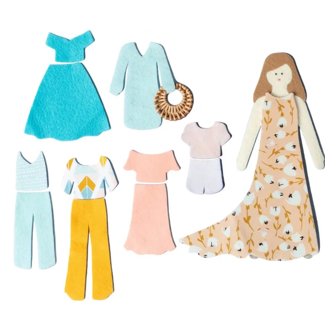 Lowercase Toys Dolls|4 Years < Deluxe Felt Doll Set