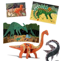 Djeco 6 Years|Other Crafts < Dinosaur World Multi-Activity Craft Kit