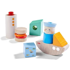 HABA 12-24 Months|Wooden Toys < Discovery Boat Wooden Building Blocks