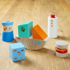 HABA 12-24 Months|Wooden Toys < Discovery Boat Wooden Building Blocks