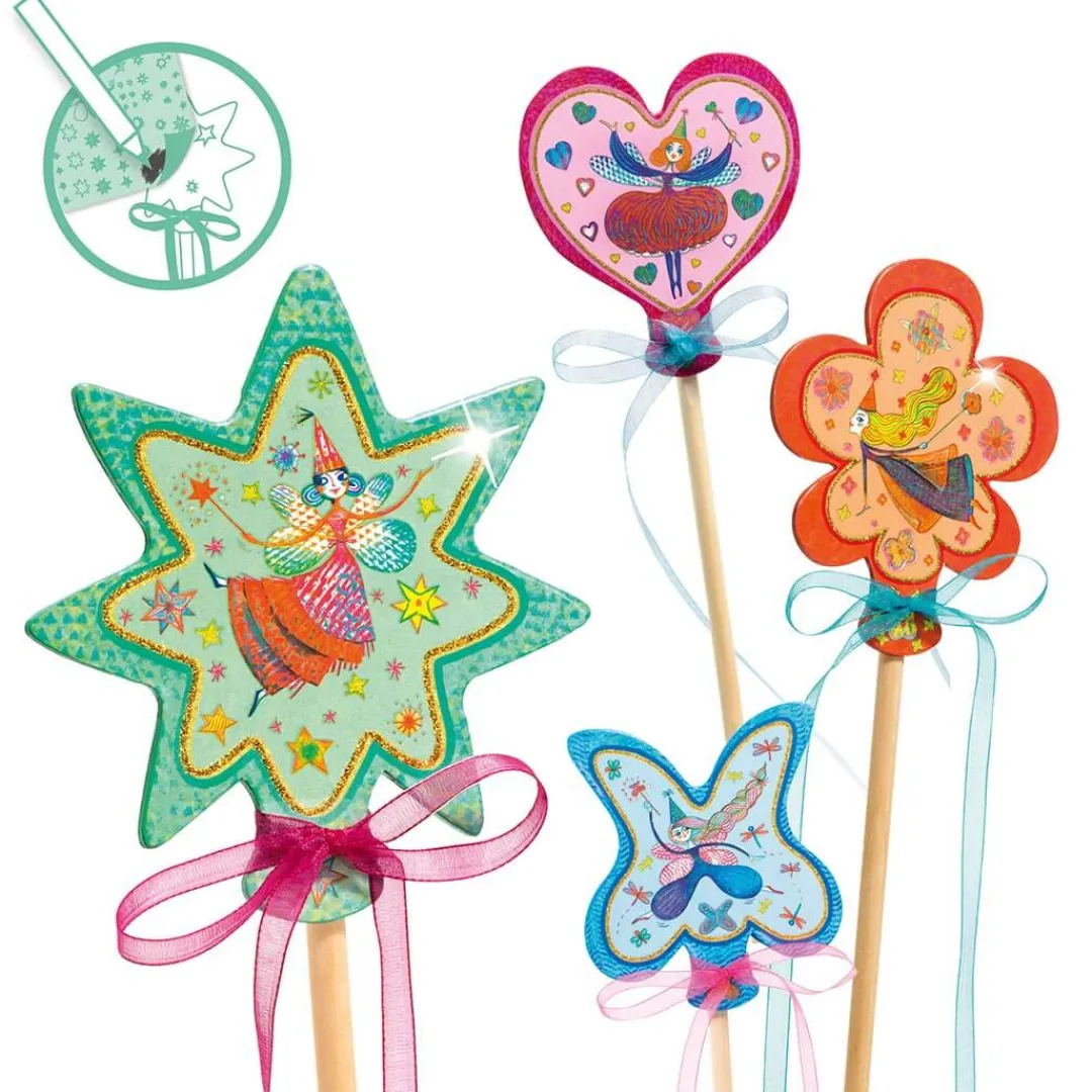 Djeco Fairies & Gnomes|5 Years < DIY Little Fairies Wand Making Kit