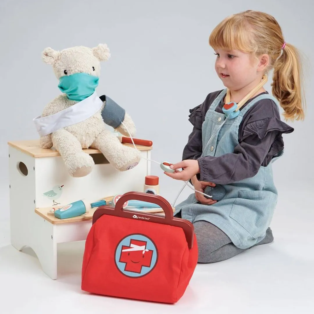 Tender Leaf Wooden Toys|4 Years < Doctor's Bag Wooden Play Set