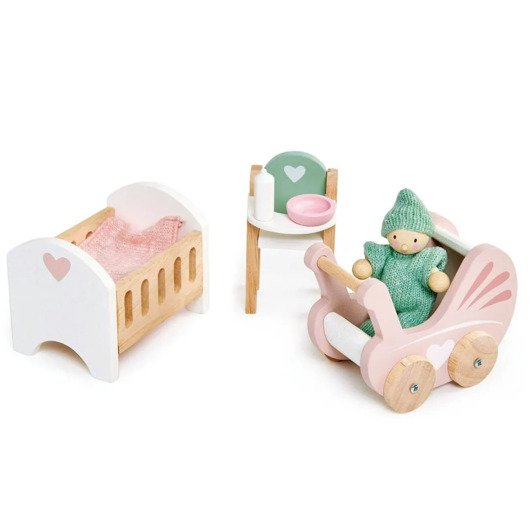 Tender Leaf Toys Wooden Toys|4 Years < Dollhouse Nursery Set