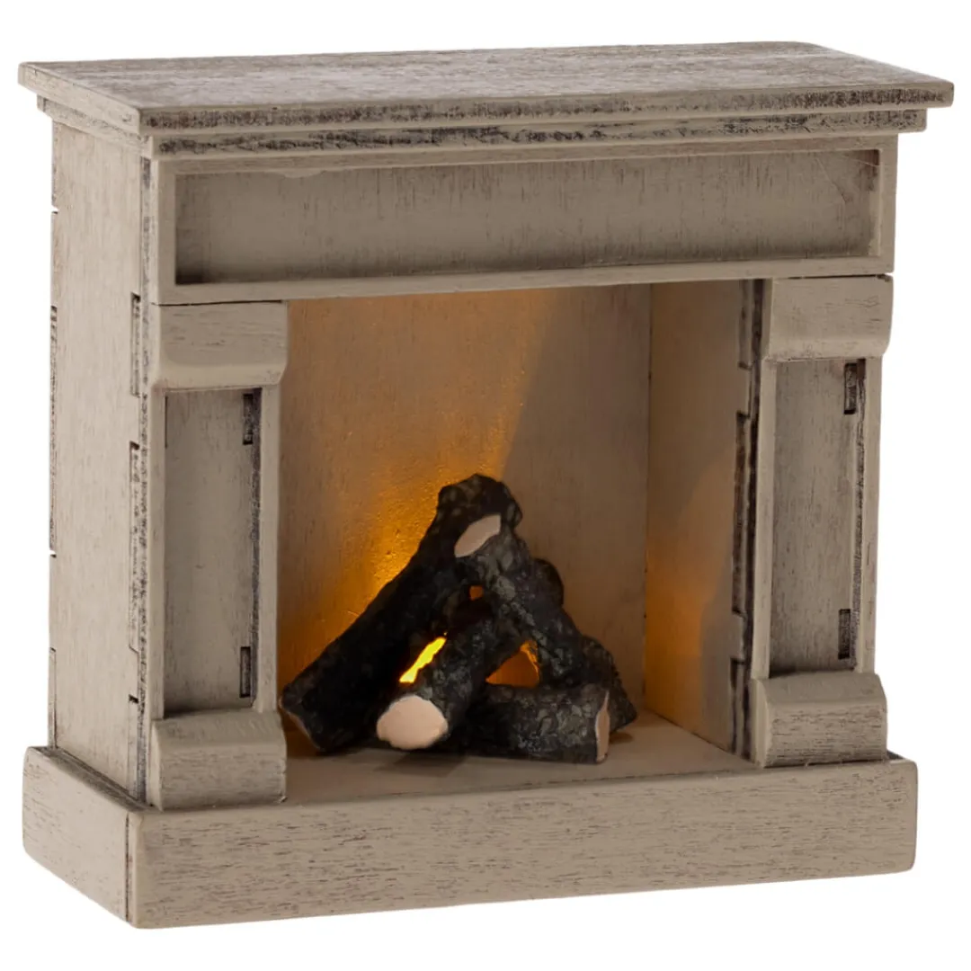 Maileg Maileg Collection|4 Years < Dollhouse Off-White Vintage Fireplace