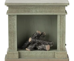 Maileg Maileg Collection|4 Years < Dollhouse Vintage Dusty Green Fireplace