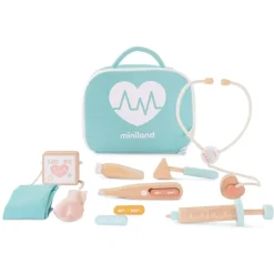 Miniland Wooden Toys|4 Years < Doll-Sized Wooden Doctor Set
