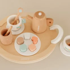 Miniland Wooden Toys|4 Years < Doll-Sized Wooden Tea Set
