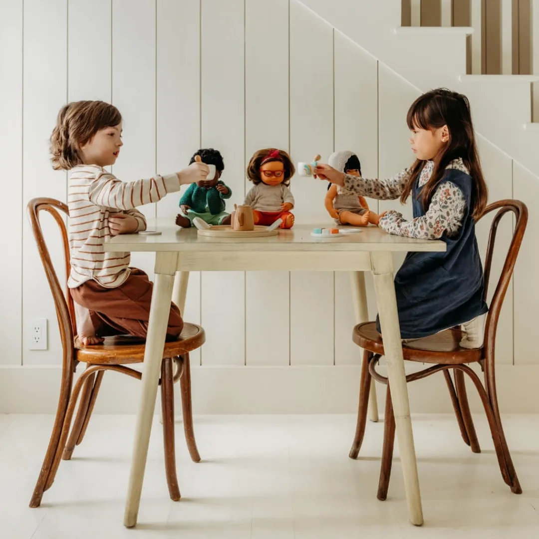 Miniland Wooden Toys|4 Years < Doll-Sized Wooden Tea Set