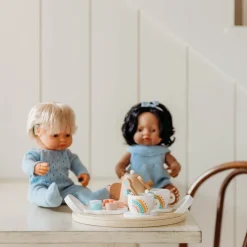 Miniland Wooden Toys|4 Years < Doll-Sized Wooden Tea Set