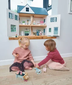 Tender Leaf Dollhouses|Wooden Toys < Dovetail House Wooden Dollhouse