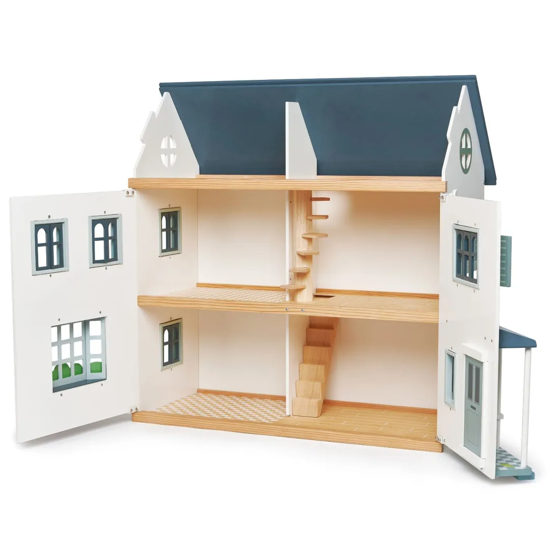 Tender Leaf Dollhouses|Wooden Toys < Dovetail House Wooden Dollhouse