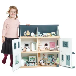 Tender Leaf Dollhouses|Wooden Toys < Dovetail House Wooden Dollhouse