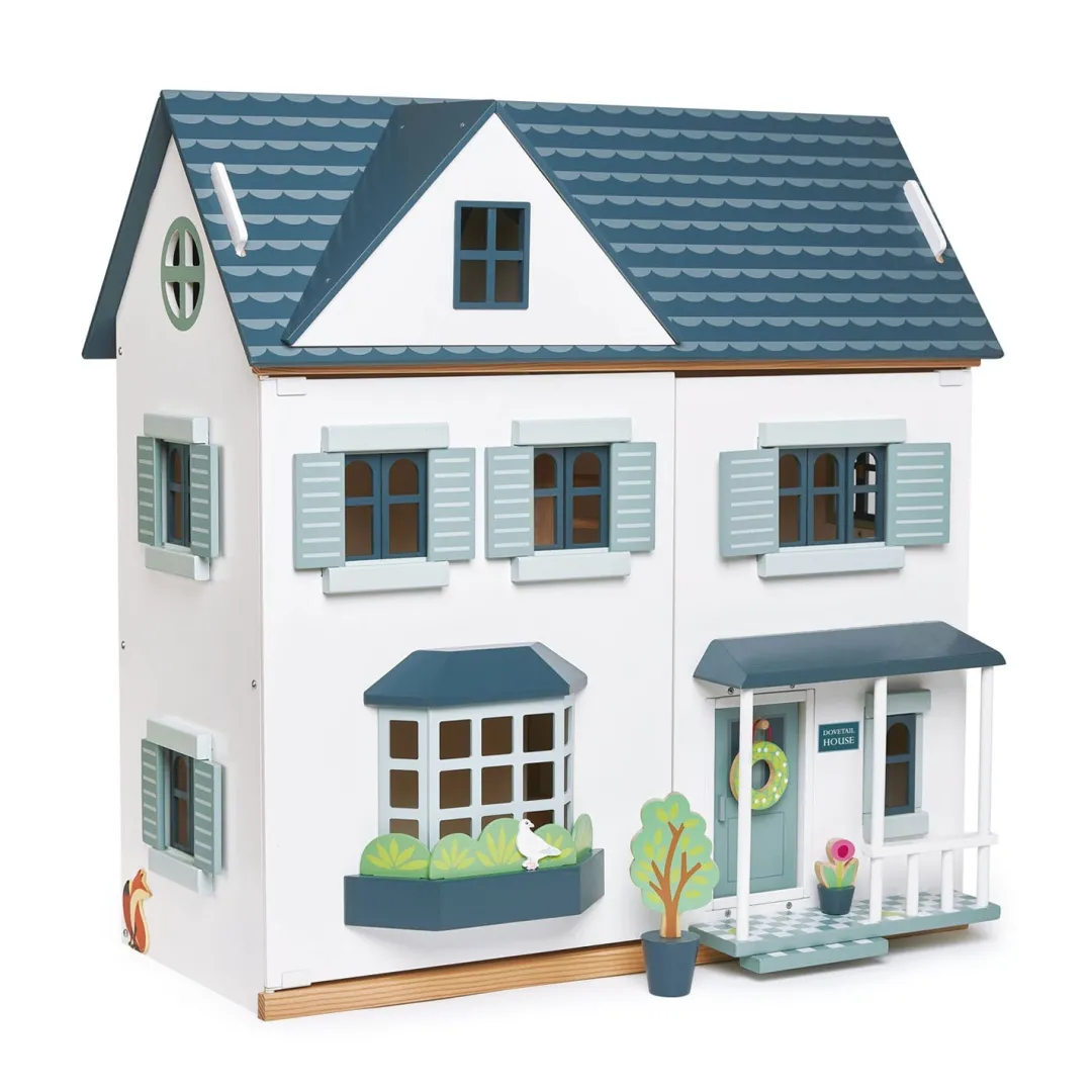 Tender Leaf Dollhouses|Wooden Toys < Dovetail House Wooden Dollhouse