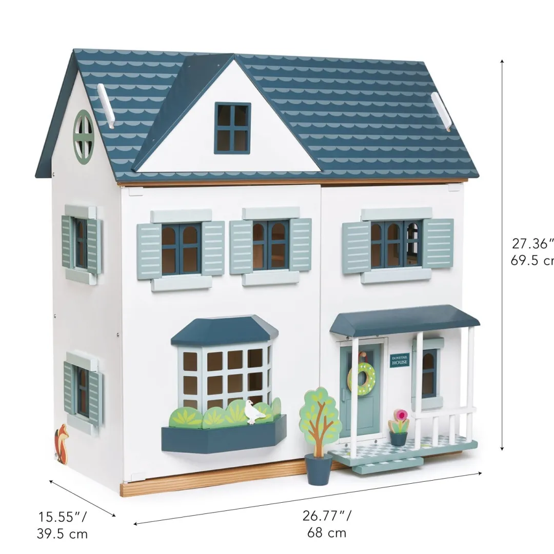 Tender Leaf Dollhouses|Wooden Toys < Dovetail House Wooden Dollhouse