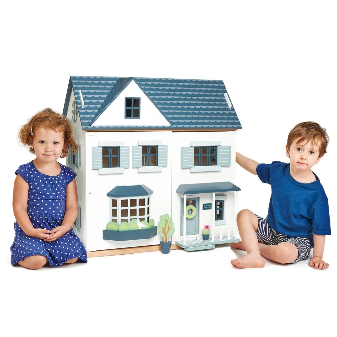 Tender Leaf Dollhouses|Wooden Toys < Dovetail House Wooden Dollhouse