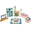 Tender Leaf Toys Wooden Toys|4 Years < Dovetail Wooden Dollhouse Living Room Set