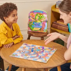 eeBoo 6 Years|5 Years < Dragons Shaped Slips & Ladders Board Game