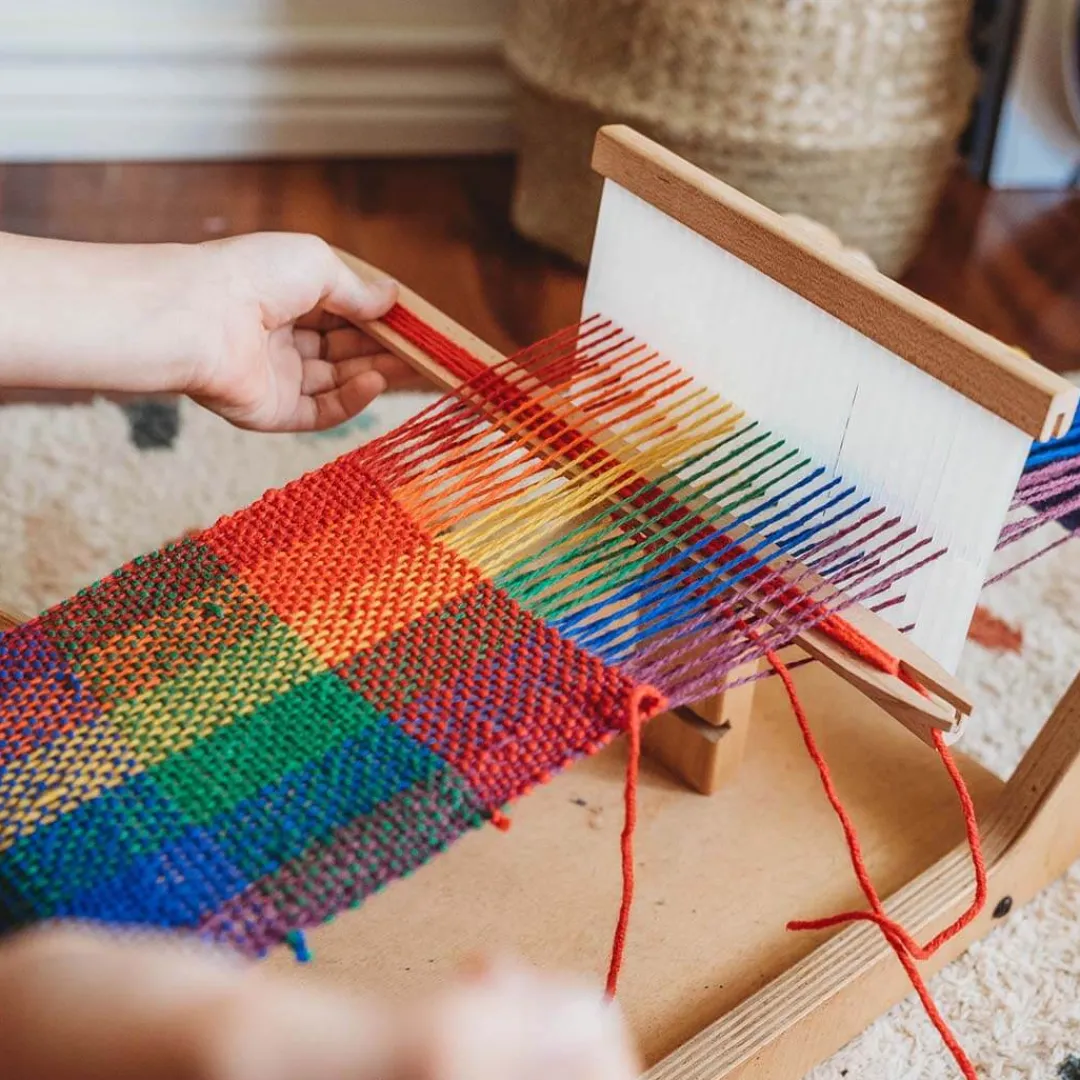 Harrisville Designs Wooden Toys|Made In The Usa < Easy Weaver - Kids Weaving Loom
