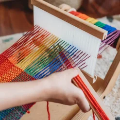 Harrisville Designs Wooden Toys|Made In The Usa < Easy Weaver - Kids Weaving Loom