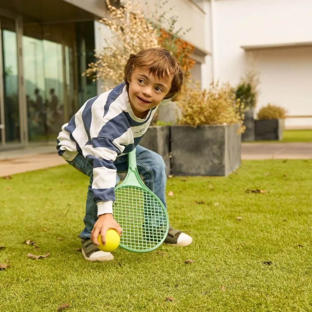 Miniland Outdoor Toys|6 Years < ECO Rackets and Ball Set