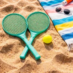 Miniland Outdoor Toys|6 Years < ECO Rackets and Ball Set