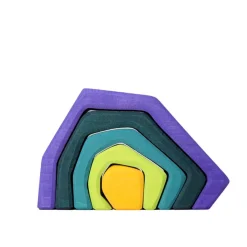 Grimm's Spiel u0026 Holz 12-24 Months|Wooden Toys < Elements Nesting Blocks: Earth