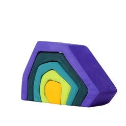 Grimm's Spiel u0026 Holz 12-24 Months|Wooden Toys < Elements Nesting Blocks: Earth