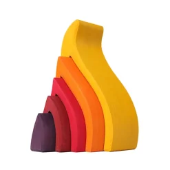 Grimm's Spiel u0026 Holz 12-24 Months|Wooden Toys < Elements Nesting Blocks: Fire