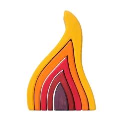 Grimm's Spiel u0026 Holz 12-24 Months|Wooden Toys < Elements Nesting Blocks: Fire
