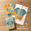 HABA Wooden Toys|4 Years < Elephant 2-in-1 Wooden Puzzle