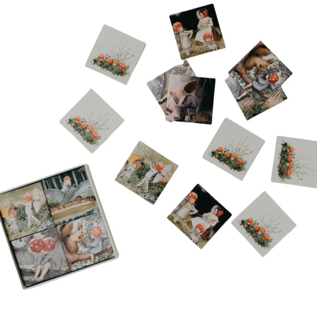 Challenge u0026 Fun Games|4 Years < Elsa Beskow Children of the Forest "Tomtebobarnen" Memory Game