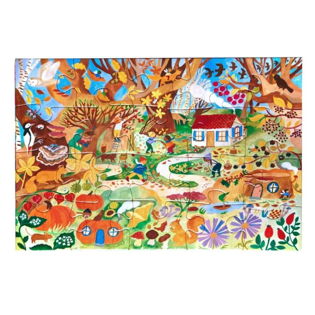 eeBoo Fairies & Gnomes|4 Years < Fairy Cottage - 20-Piece Jigsaw Puzzle