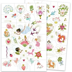 Djeco Fairies & Gnomes|4 Years < Fairy Friends Temporary Tattoos