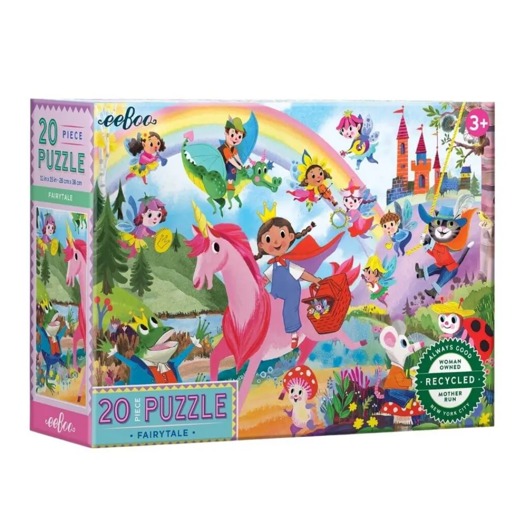 eeboo Fairies & Gnomes|4 Years < Fairytale - 20 Piece Jigsaw Puzzle
