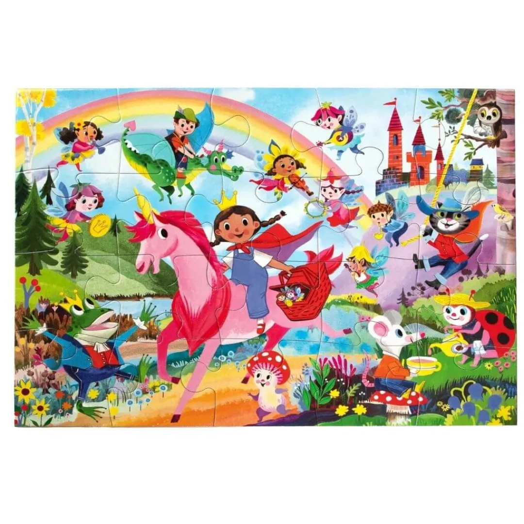 eeboo Fairies & Gnomes|4 Years < Fairytale - 20 Piece Jigsaw Puzzle