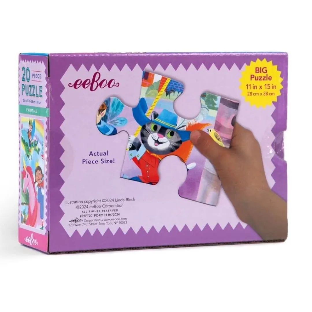 eeboo Fairies & Gnomes|4 Years < Fairytale - 20 Piece Jigsaw Puzzle