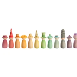 Grapat Wooden Toys|4 Years < Fancy Nins with Hats