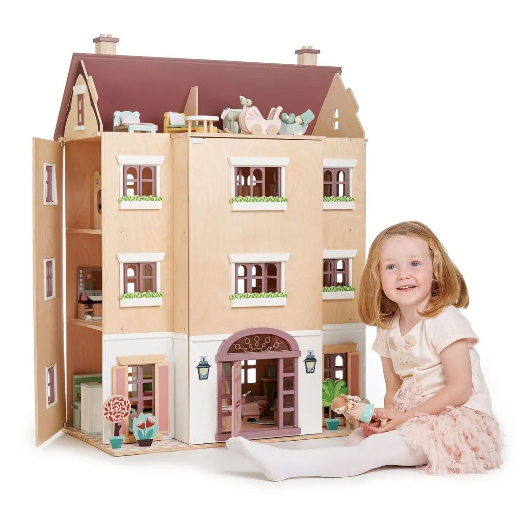 Tender Leaf Dollhouses|Wooden Toys < Fantail Hall Wooden Dollhouse