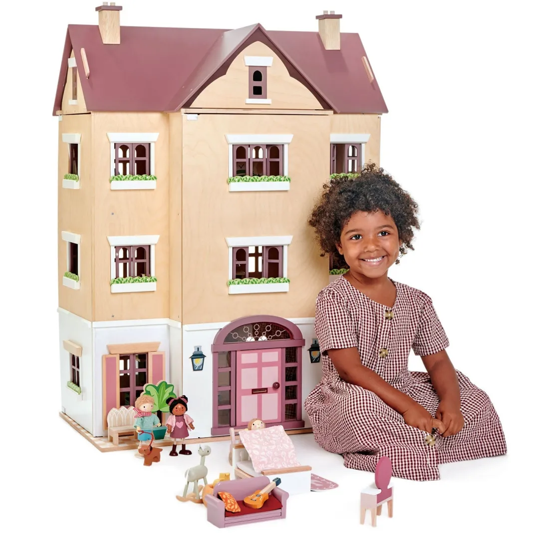 Tender Leaf Dollhouses|Wooden Toys < Fantail Hall Wooden Dollhouse