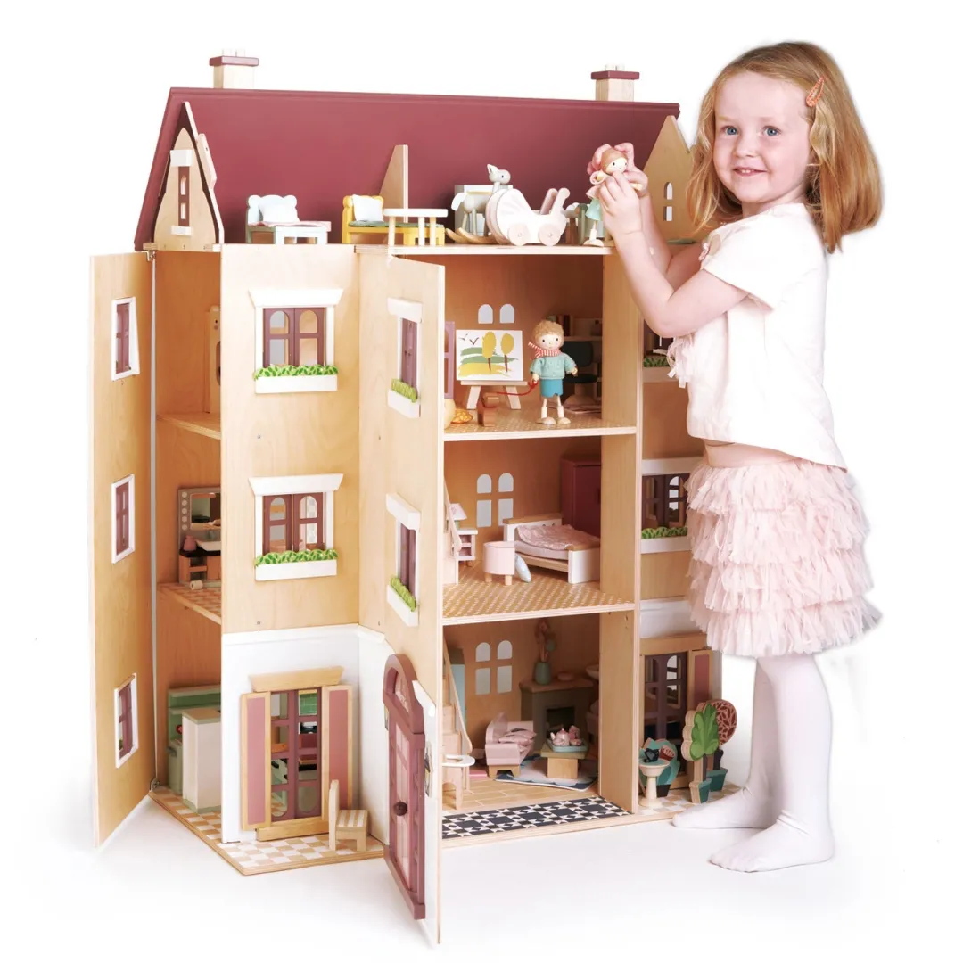 Tender Leaf Dollhouses|Wooden Toys < Fantail Hall Wooden Dollhouse
