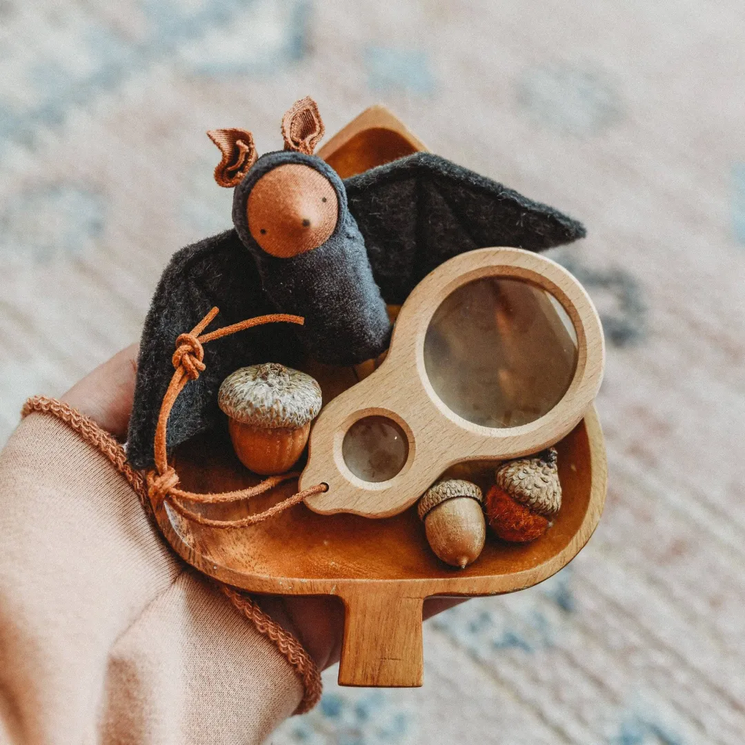 Fairyshadow 5 Years|Made In The Usa < Felted Baby Bat Ornament