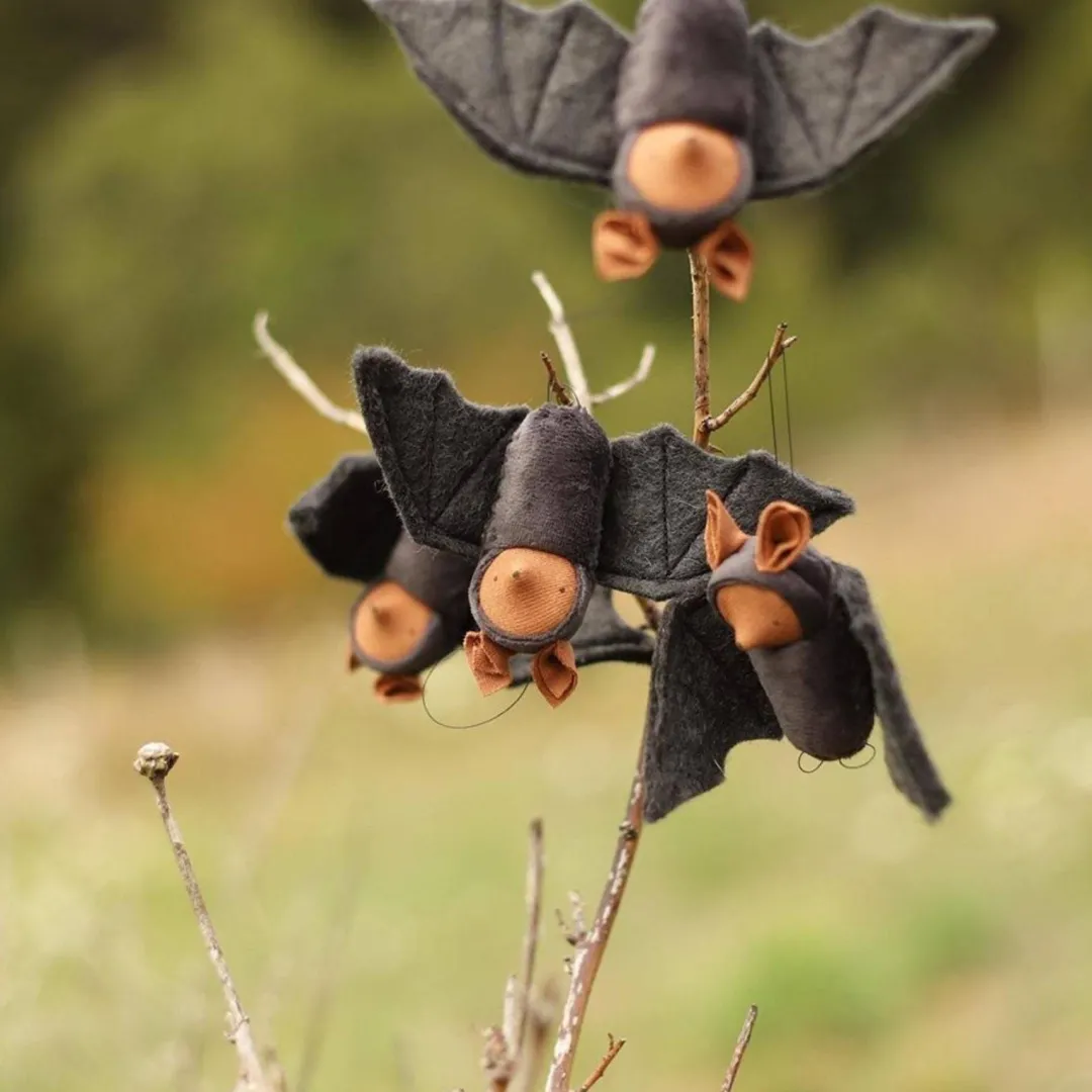 Fairyshadow 5 Years|Made In The Usa < Felted Baby Bat Ornament
