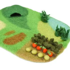 Tara Treasures Summer Nature Table|4 Years < Felted Farm Play Mat