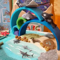 Tara Treasures Summer Nature Table|4 Years < Felted Ocean and Shoreline Play Mat